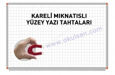 Mknatsl Kareli Yaz Tahtas Sat 120x120 cm